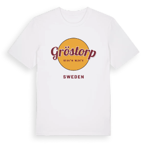 Gröstorp cirkel t-shirt – ekologisk bomull t-shirt från Pinshirt