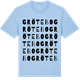 Blue Soul t-shirt med Grötebo ordlek t-shirt