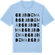 Blue Soul t-shirt med Grundemar ordlek t-shirt