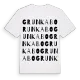 Grunkabo ordlek t-shirt
