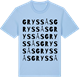 Blue Soul t-shirt med Gryssås ordlek t-shirt