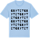 Blue Soul t-shirt med Grytet ordlek t-shirt