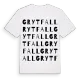 Grytfall ordlek t-shirt