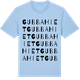 Blue Soul t-shirt med Gubbahiet ordlek t-shirt