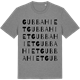 Mid Heather Gray t-shirt med Gubbahiet ordlek t-shirt