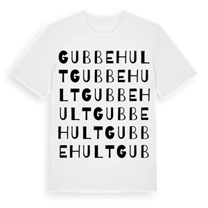 Gubbehult ordlek t-shirt – ekologisk bomull t-shirt från Pinshirt