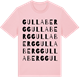 Pink Cotton t-shirt med Gullaberg ordlek t-shirt