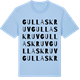 Blue Soul t-shirt med Gullaskruv ordlek t-shirt