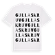 Gullaskruv ordlek t-shirt