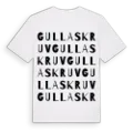 Gullaskruv ordlek t-shirt