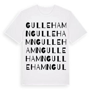 Gullehamn ordlek t-shirt – ekologisk bomull t-shirt från Pinshirt