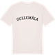 Vintage White t-shirt med Gullemåla böjd t-shirt