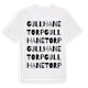 White t-shirt med Gullhanetorp ordlek t-shirt