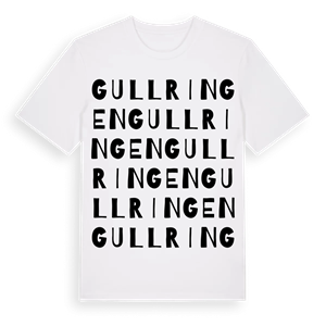 Gullringen ordlek t-shirt – ekologisk bomull t-shirt från Pinshirt