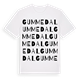 Gummedal ordlek t-shirt