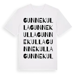 Gunnekulla ordlek t-shirt – ekologisk bomull t-shirt från Pinshirt