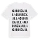 White t-shirt med Gunnekulla ordlek t-shirt