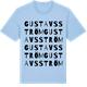 Blue Soul t-shirt med Gustavsström ordlek t-shirt