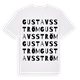 Gustavsström ordlek t-shirt