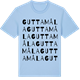 Blue Soul t-shirt med Guttamåla ordlek t-shirt