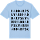 Blue Soul t-shirt med Haddarps kvarn ordlek t-shirt