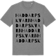 Mid Heather Gray t-shirt med Haddarps kvarn ordlek t-shirt