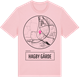 Pink Cotton t-shirt med Hagby gärde t-shirt