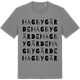 Mid Heather Gray t-shirt med Hagbygärde ordlek t-shirt