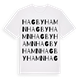 Hagbyhamn ordlek t-shirt