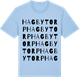 Blue Soul t-shirt med Hagbytorp ordlek t-shirt