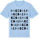 Blue Soul t-shirt med Hagedal ordlek t-shirt