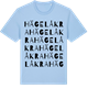 Blue Soul t-shirt med Hägelåkra ordlek t-shirt