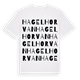 Hagelhorvan ordlek t-shirt