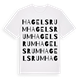 Hagelsrum ordlek t-shirt