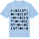 Blue Soul t-shirt med Hagelstad ordlek t-shirt