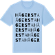 Blue Soul t-shirt med Hägersta ordlek t-shirt
