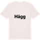 Vintage White t-shirt med Hägg fetstil t-shirt