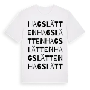 Hagslätten ordlek t-shirt – ekologisk bomull t-shirt från Pinshirt