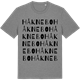 Mid Heather Gray t-shirt med Håknebo ordlek t-shirt