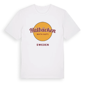 Hålbäcken cirkel t-shirt – ekologisk bomull t-shirt från Pinshirt