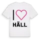 Jag älskar Häll t-shirt stort tryck