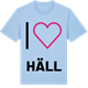 Blue Soul t-shirt med Jag älskar Häll t-shirt stort tryck