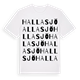 Hallasjö ordlek t-shirt