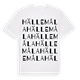 Hällemåla ordlek t-shirt