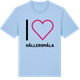 Blue Soul t-shirt med Jag älskar Hällersmåla t-shirt stort tryck