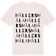 Vintage White t-shirt med Hällersmåla ordlek t-shirt