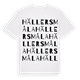 Hällersmåla ordlek t-shirt