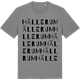 Mid Heather Gray t-shirt med Hällerum ordlek t-shirt