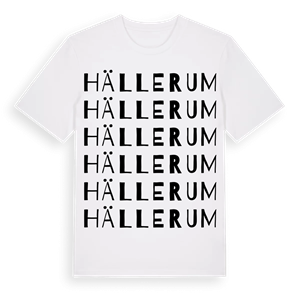 Hällerum ordlek t-shirt – ekologisk bomull t-shirt från Pinshirt