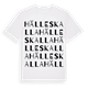 Hälleskalla ordlek t-shirt